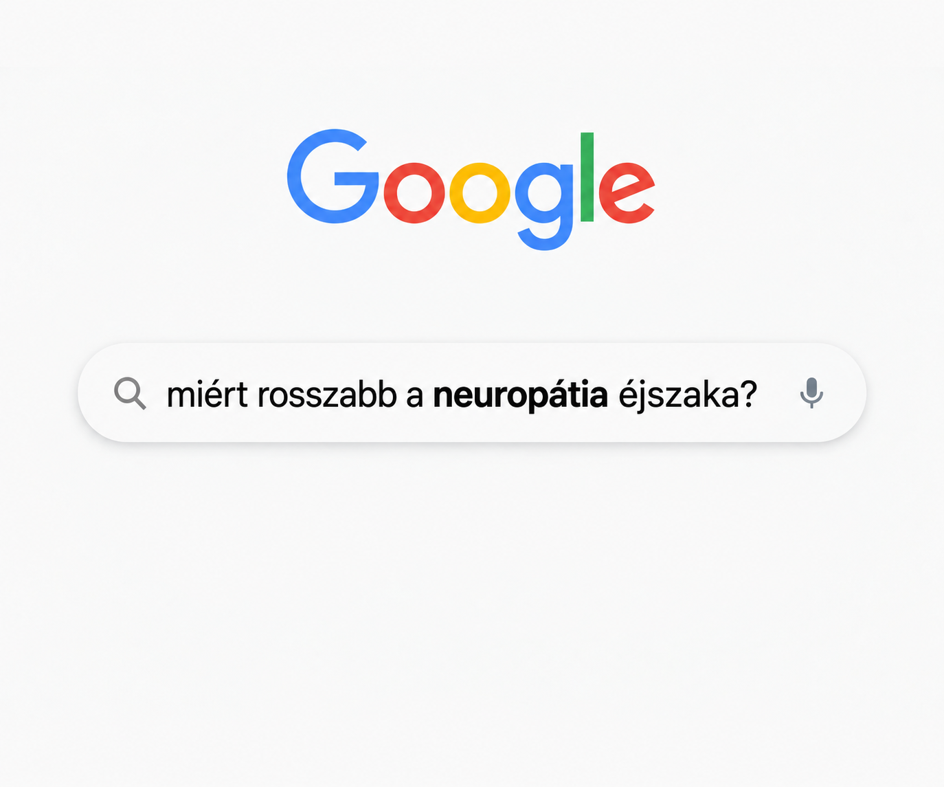 KÉP 04 – Google keresés: miért rosszabb a neuropátia éjjel?