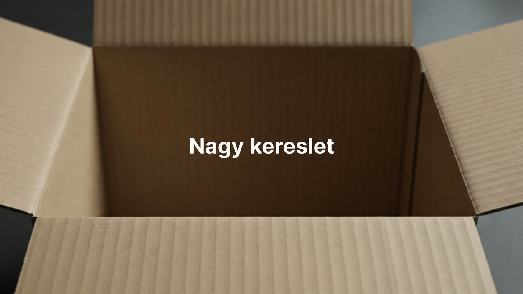 KÉP 12 – Üres kartondoboz / High Demand grafika