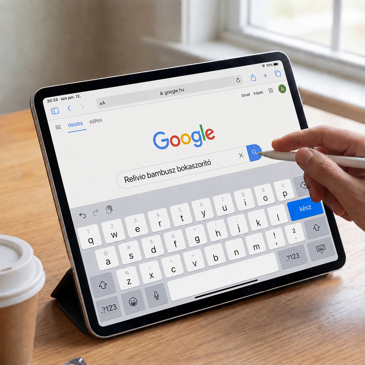 KÉP 05 – Tablet / keresés a termékre